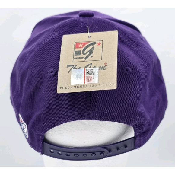 NEW LSU Tigers Retro Circle Snapback Hat - SnapBack‎ Purple The Game - Picture 3 of 10
